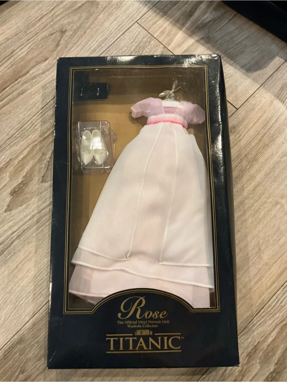 Franklin Mint Rose Doll Titanic White Lilac Pink Swim Dress Outfit